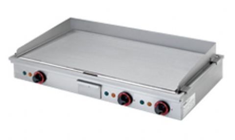 Plancha professionnelle Teppanyaki lectrique 3 zones  poser ou  encastrer DIAMOND