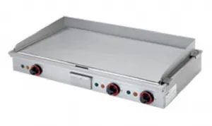 Plancha professionnelle Teppanyaki lectrique 3 zones  poser ou  encastrer DIAMOND TYE-90/T-N