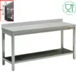 Table inox murale soude Largeur 2000mm - Profondeur 700mm DIAMOND - TL2071A TL2071A