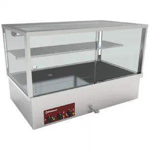 Vitrine chauffante bain marie 3 x GN1/1 DIAMOND VBME-3X