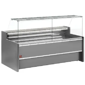 Vitrine rfrigre  vitre droite Longueur 2500mm DIAMOND - FLORENCE GRIS FC25/G8-VR2