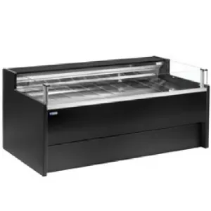 Vitrine rfrigre  vitre Self-service longueur 2500mm DIAMOND - VENICE NOIR VZ25/B5-VR2/SS