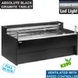 Vitrine rfrigre  vitre Self-service longueur 3000mm DIAMOND - VENICE NOIR VZ30/B5-VR2/SS