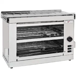 Toaster-salamandre professionnel �lectrique 2 �tages DIVERSO by Diamond WR-TSE2-D