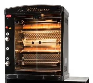 Rôtissoire professionnelle à gaz 5 broches DOREGRILL MAGFLAM 5 petite longueur