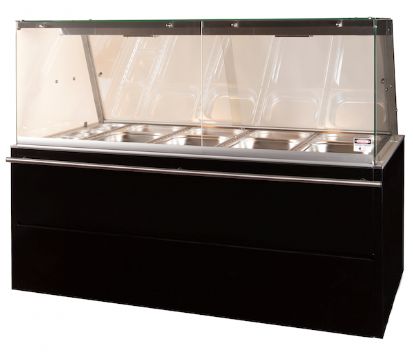 Vitrine chaude en service traditionnel - Longueur 1750mm DOREGRILL