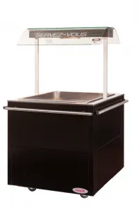 Vitrine chaude lot en libre-service - Longueur 840mm DOREGRILL V 75 LS ilt