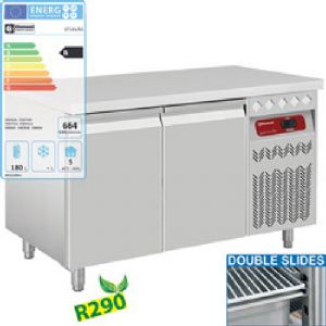 Table rfrigre 2 portes profondeur 700 DIAMOND DT131/R2