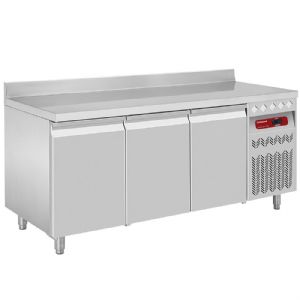 Table rfrigre positive 3 portes  avec dosseret DIAMOND -  DT178/P9A