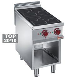 Fourneau 2 plaques induction sur baie libre DIAMOND profondeur 900mm
