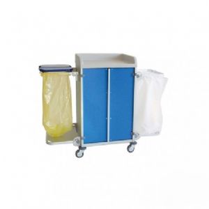 Chariot 2 tagres portes en stratifi bleu TECNOX - 3950 ON 002 C1