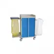 Chariot 2 tagres portes en stratifi bleu TECNOX - 3950 ON 002 C1