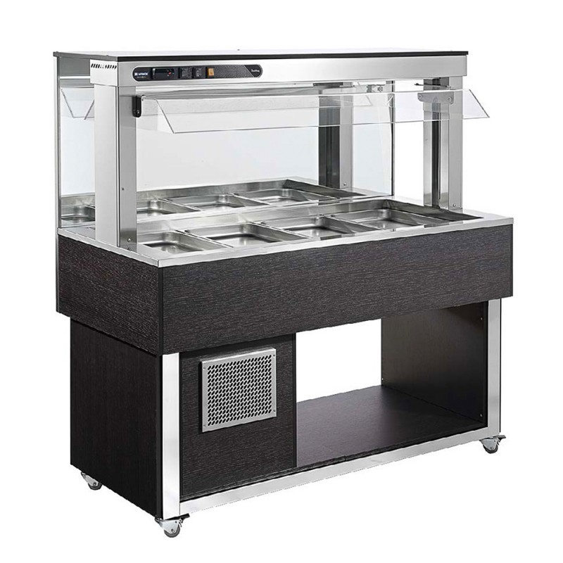 Buffet réfrigéré mural avec cuve pour bacs GN1/1 AFINOX disponible sur ...