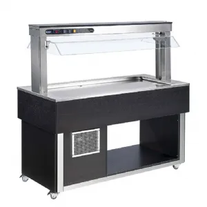 Buffet central avec cuve réfrigérée AFINOX TR-LIME+6W