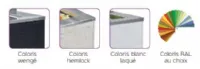Buffet central avec cuve réfrigérée réglable AFINOX TR-BLUE+6W