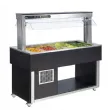 Buffet rfrigr central avec cuve pour bacs GN1/1 AFINOX TR-GREEN+4W