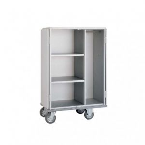 Chariot-armoire  2 battants 2 tagres et tringle  penderie TECNOX - 1580 ON 001 C1