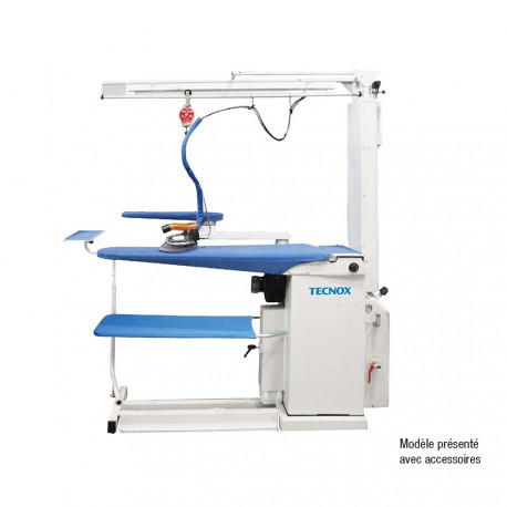 Table à repasser aspirante et soufflante avec surface chauffante