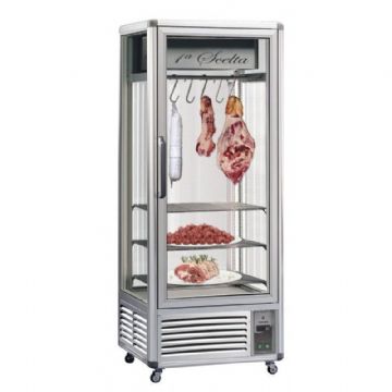 Armoire maturation 4 faces vitrées positive statique spécial viande TECFRIGO Armoire maturation 4 faces vitrées positive statique spécial viande TECFRIGO