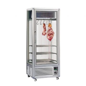 Armoire maturation 4 faces vitrées positive ventilée spécial viande TECFRIGO Armoire maturation 4 faces vitrées positive ventilée spécial viande TECFRIGO