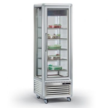 Vitrine réfrigérée 4 faces vitrées négative ventilée TECFRIGO Vitrine réfrigérée 4 faces vitrées négative ventilée TECFRIGO