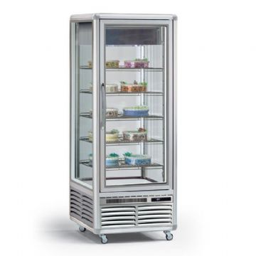 Vitrine réfrigérée 4 faces vitrées négative ventilée TECFRIGO Vitrine réfrigérée 4 faces vitrées négative ventilée TECFRIGO