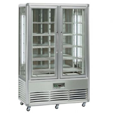 Vitrine réfrigérée 4 faces vitrées positive ventilée TECFRIGO Vitrine réfrigérée 4 faces vitrées positive ventilée TECFRIGO