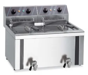 Friteuse professionnelle �lectrique 2x6 Litres � poser MBM EF6+6BM