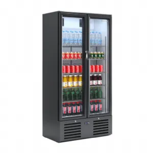 Armoire � boisson 2 portes vitr�es 435 Litres positif compatible 60 Hz INFRICO ERV83-60hz