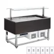 Buffet à froid positif GN 6-1/1 Wenge | REDFOX