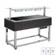 Buffet chauffé, vitrocéramique GN 3-1/1 Wenge | REDFOX
