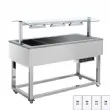Buffet chauffé, vitrocéramique GN 4-1/1 RAL | REDFOX