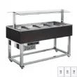 Buffet à froid positif GN 3-1/1 Wenge | REDFOX