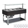 Buffet à froid positif GN 6-1/1 Wenge | REDFOX