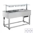 Buffet chauffé, à eau GN 3-1/1 RAL | REDFOX