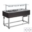 Buffet chauffé, à eau GN 3-1/1 Wenge | REDFOX