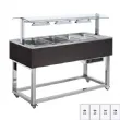Buffet chauffé, à eau GN 4-1/1 Wenge | REDFOX