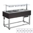 Buffet chauffé, à eau GN 6-1/1 Wenge | REDFOX