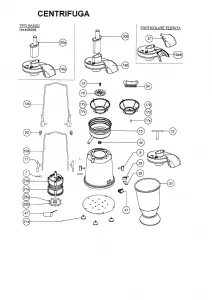 Pi�ces d�tach�es pour extracteur de jus automatique ROBOTCOUPE EXJA_ROBOTCOUPE