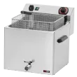Friteuse électrique 0,74 kW/l, 11 l TOP avec robinet de vidange 400 V | REDFOX