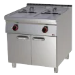 Friteuse électrique double 0,8 kW/l, 17+17 l avec soubassement | REDFOX