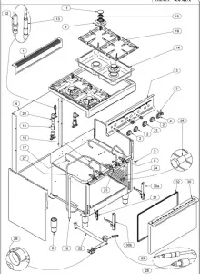 Pices dtaches pour fourneau CAPIC FOURN_CAPIC