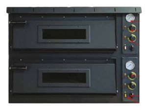 Four  pizza lectrique 2 chambres 6 pizzas TORNATI FORNI - FP 276B