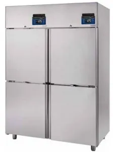 Armoire réfrigérée positive 0/+10°C - 1400 L - 4 portillons - Sans groupe logé - DA1404PSG-3 - Dalmec main image 1