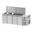 Saladette rfrigre 4 portes GN1/1 FREEZERLINE - Couvercle en acier