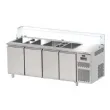 Saladette rfrigre 4 portes GN1/1 FREEZERLINE - Vitrine basse