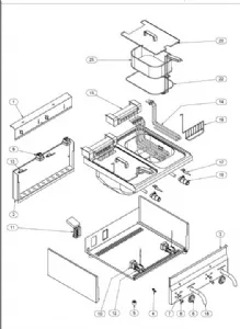 Pices dtaches pour friteuse SOFRACA FRI_SOFRACA