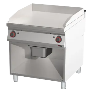 Plaque de cuisson lisse chromée | REDFOX FTHC 90/80 G