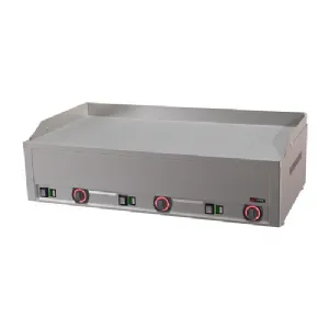 Plaque de cuisson 97x48 électrique chrome durable lisse TOP 400 V | REDFOX FTHC 90 E