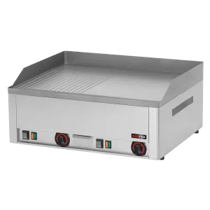 Plaque de cuisson 65x48 électrique rainurée et lisse TOP 400 V | REDFOX FTHR 60 E